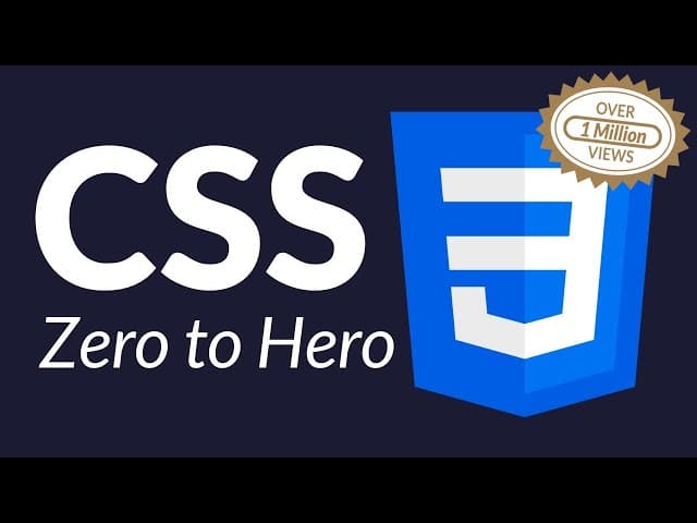 Curso Completo de CSS: De Cero a Héroe, Creado por Free Code Camp, Duración: 6h 18min, Idioma: Inglés.