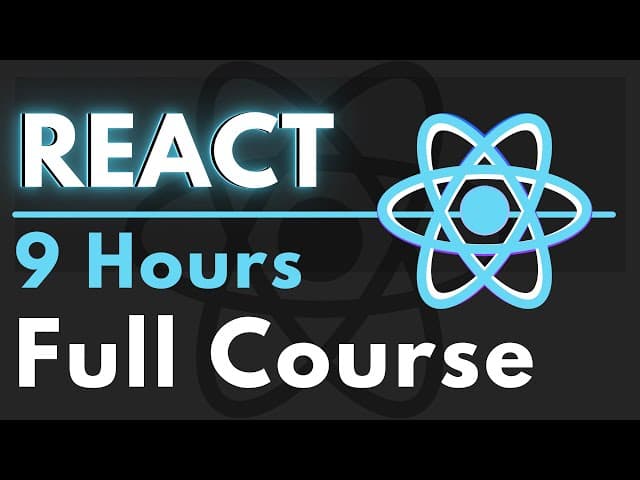 Curso completo de React para principiantes, Creado por Dave Gray, Duración: 8h 49min, Idioma: Inglés.