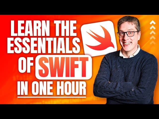 Swift: Conceptos básicos en 1 hora, Creado por Paul Hudson, Duración: 58min, Idioma: Inglés.