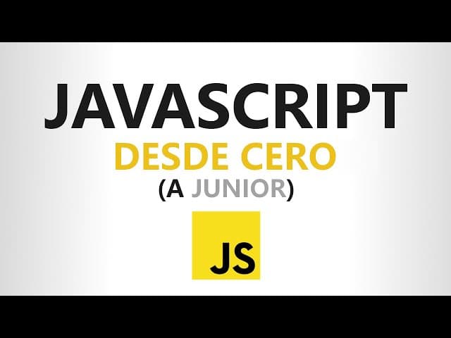 Curso de JavaScript: Desde Cero a Junior, Creado por Lucas Dalto, Duración: 10h 00min, Idioma: Español.